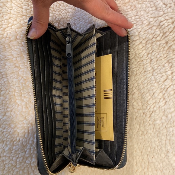 Dooney & Bourke Saffiano Large Zip Around Wristlet - Picture 4 of 4